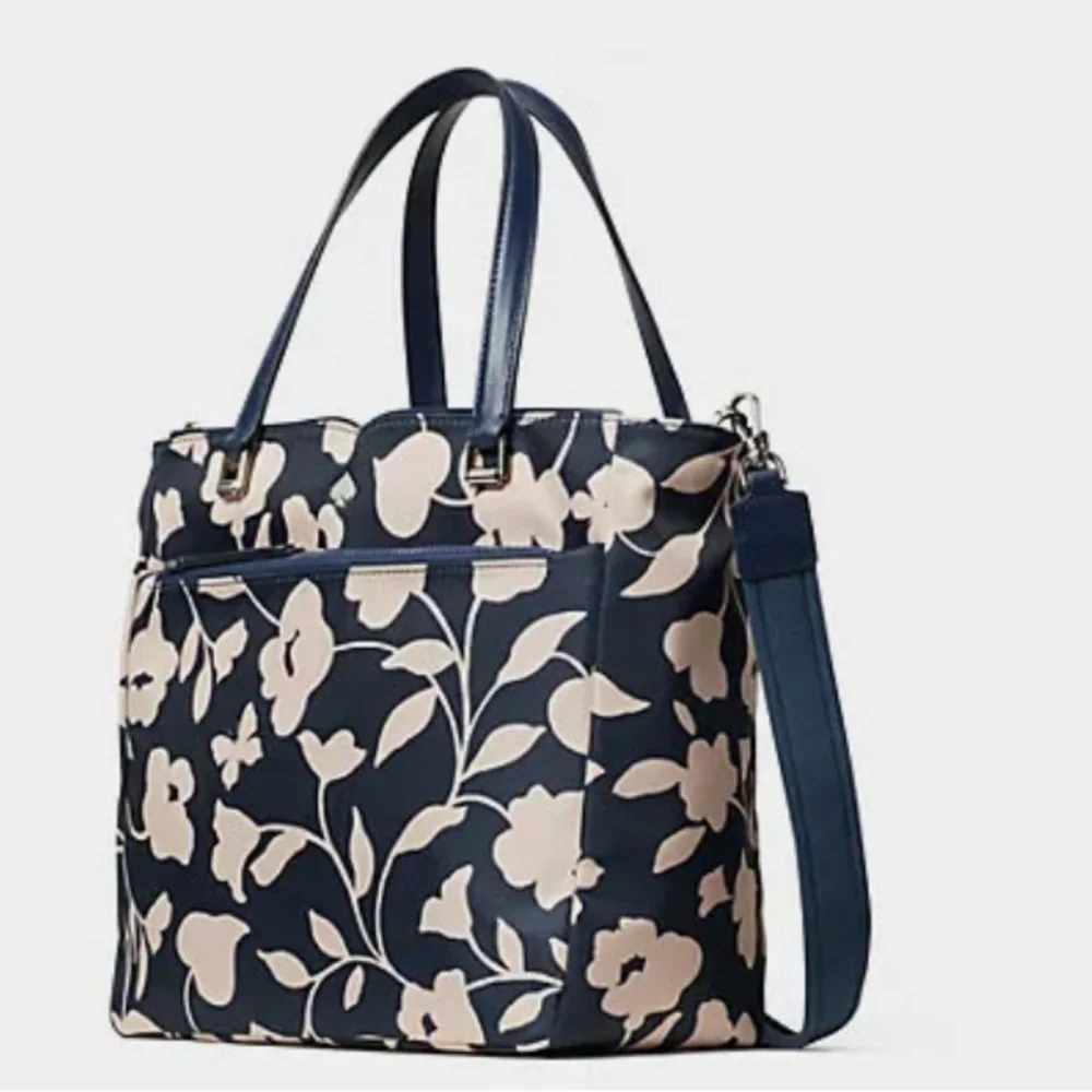 Kate Spade 2pc Blue & Blush Floral Karissa & Vine Set. PM